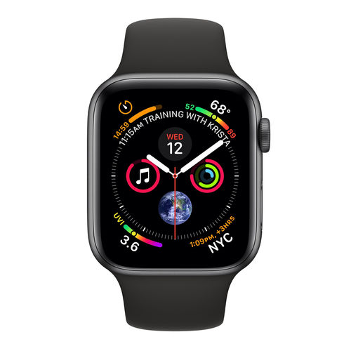 Reloj Inteligente Apple Watch Series 4 Gps Gris/Negro | Quonty.com | MTVD2TY/A