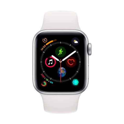 Reloj Inteligente Apple Watch Series 4 Gps Aluminio/Blanco | Quonty.com | MU6A2TY/A