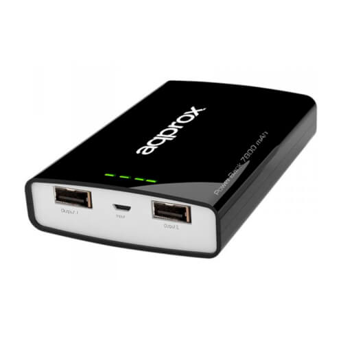 Powerbank/Bateria Exter Approx Evolution Apppb78evbk 7800mah | Quonty.com | APPPB78EVBK