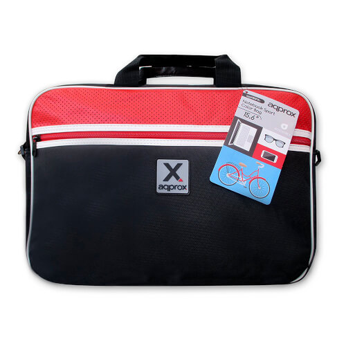 Maletin Approx Sport Bag Appnbsp15r 15,6'' Negro Y Rojo | Quonty.com | APPNBSP15R