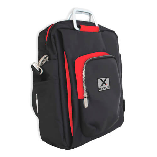 Maletin Dise O Approx Negro Y Rojo | Quonty.com | APPNBST15BR