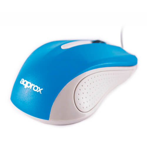 Ratón Approx Appomlitelbv2 1000dpi Usb Azul/Gris | Quonty.com | APPOMLITELBV2