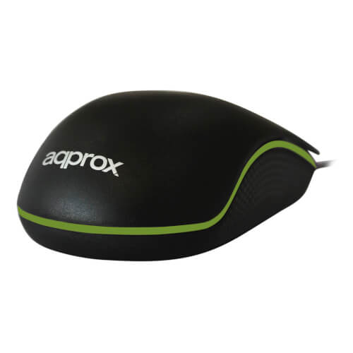 Ratón Approx Notebook Appomnbg 800dpi Usb2.0 Negro | Quonty.com | APPOMNBG
