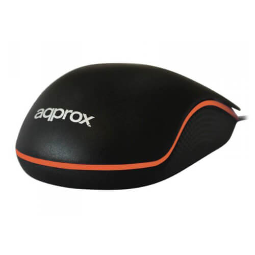 Ratón Approx Notebook Appomnbo 800dpi Usb Negro | Quonty.com | APPOMNBO