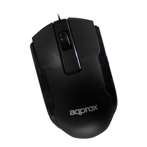 Ratón Approx Appomofficeb 1000dpi Negro | Quonty.com | APPOMOFFICEB