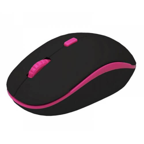 Ratón Óptico Inalámbrico Negro Y Púrpura Approx Appwmbbp | Quonty.com | APPWMBBP