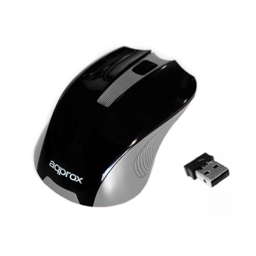 Ratón Approx Appwmeg 1200dpi Usb Gris | Quonty.com | APPWMEG