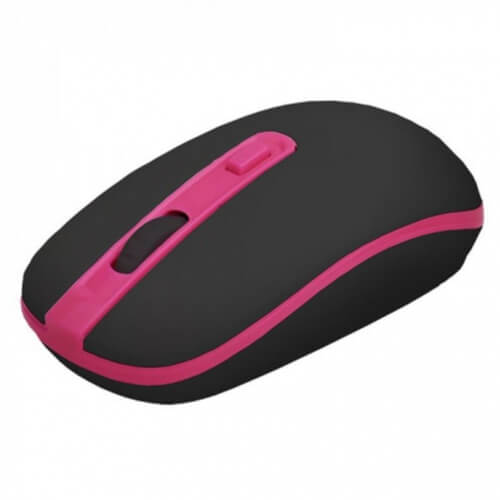 Ratón Óptico Inalámbrico Negro Y Púrpura Approx Appwmvbp | Quonty.com | APPWMVBP