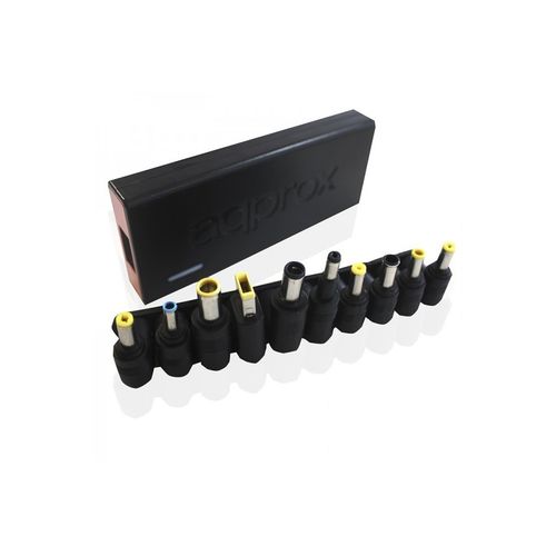 Cargador Auto Approx 90w 10puntas 1usb/2a | Quonty.com | APPUA90BRS