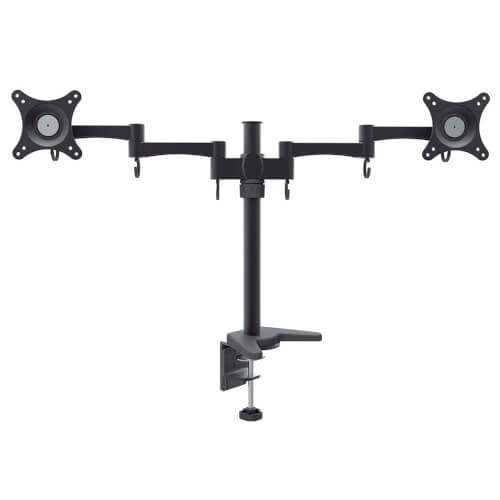 Soporte Mesa Doble Brazo Approx 10''/27'' Max.10kg | Quonty.com | APPSMD01