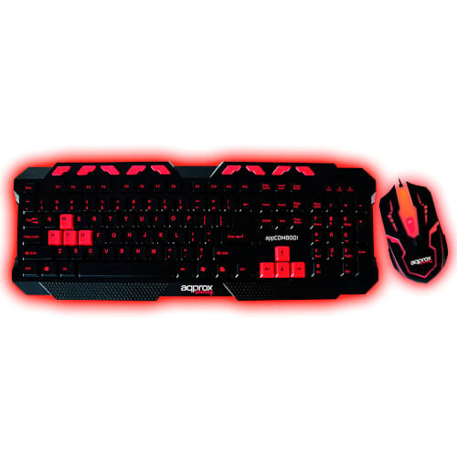 Teclado + Ratón Gaming Approx Appcomboo1 | Quonty.com | APPCOMBOO1
