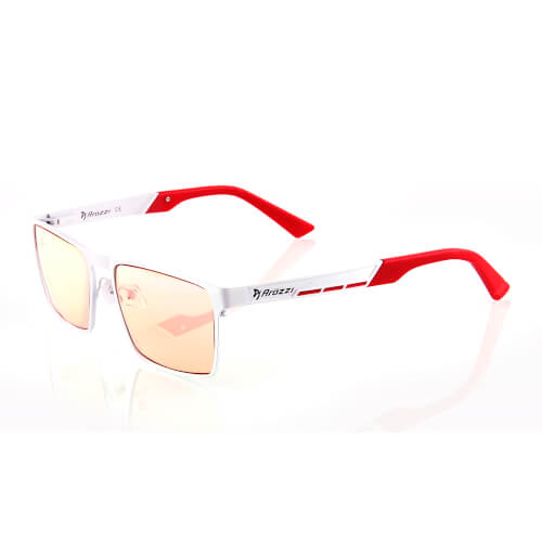Gafas Arozzi Visione Vx-800-1 Blanco/Rojo Reduce Luz Azul | Quonty.com | VX-800-1