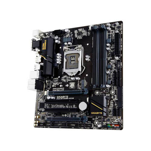 Placa Gigabyte B150m-D3h Intel1151 4ddr4 Hdmi Pcx3.0 Sata3 | Quonty.com | GA-B150M-D3H