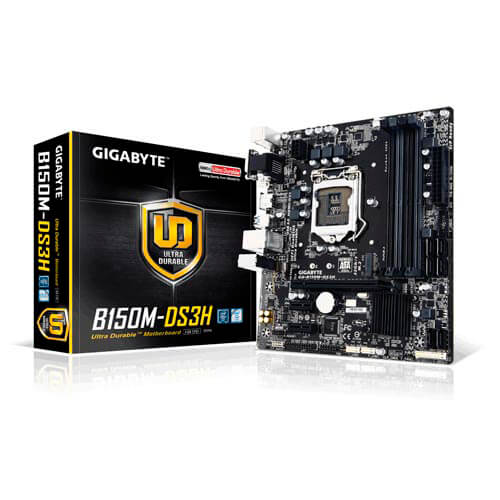 Placa Gigabyte B150m-Ds3h Intel1151 4ddr4 Hdmi Pcie3.0 | Quonty.com | GA-B150M-DS3H