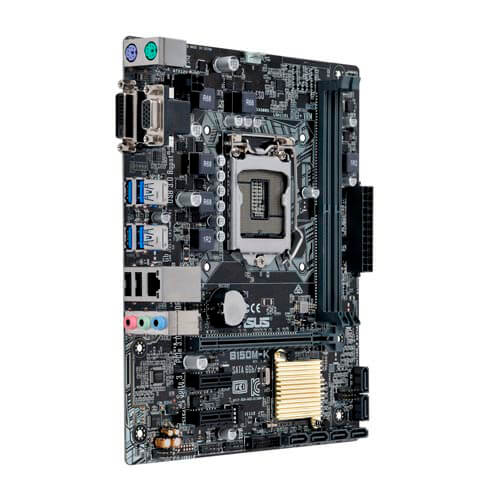 Placa Asus B150m-K Intel1151 2ddr4 Dvi Pcie3.0 6sata3 Usb3.0 | Quonty.com | 90MB0PJ0-M0EAY0