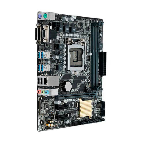 Placa Asus B150m-K D3 Intel1151 2ddr3 Dvi Pcx3.0 Sata3 | Quonty.com | 90MB0N60-M0EAY0
