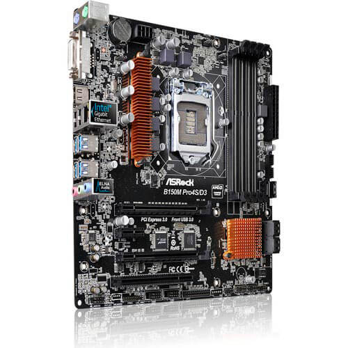 Placa Asrock B150m Pro4s/D3 Intel1151 Ddr3 Pcx3.0 M-Atx | Quonty.com | 90-MXB080-A0UAYZ