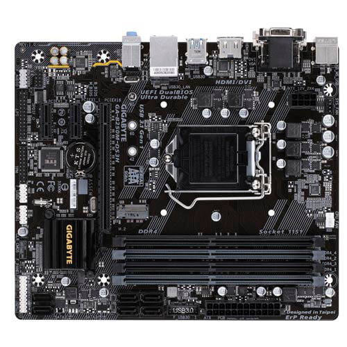 Placa Gigabyte B250m-Ds3h Intel1151 Ddr4 Hdmi Pcie3.0 Sata3 | Quonty.com | GA-B250M-DS3H