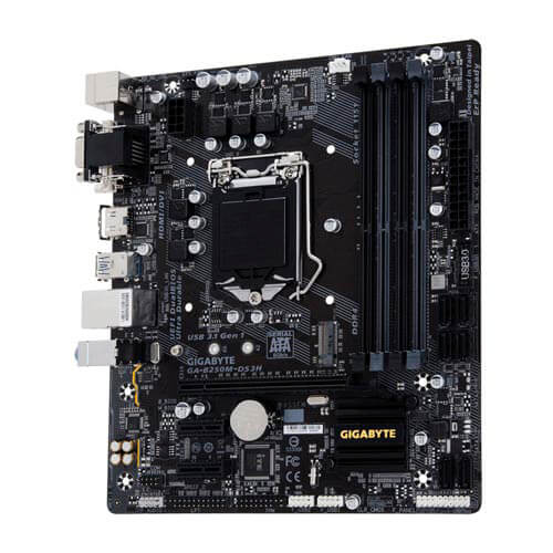 Placa Gigabyte B250m-Ds3h Intel1151 Ddr4 Hdmi Pcie3.0 Sata3 | Quonty.com | GA-B250M-DS3H
