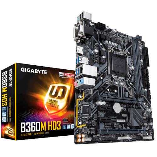 Placa Gigabyte B360m-Hd3 Intel1151 Atx | Quonty.com | GA-B360M-HD3