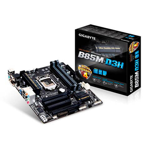 Placa Gigabyte B85m-D3h Intel1150 4ddr3 Hdmi Pcx3.0 Sata3 | Quonty.com | GA-B85M-D3H