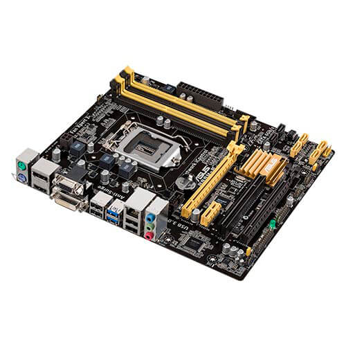 Placa Asus B85m-E Intel1150 4ddr3 Hdmi Pcx3.0 Sata3 Usb3.0 | Quonty.com | 90-MB0F60-M0EAY5