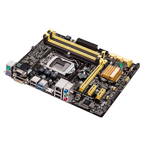 Placa Asus B85m-G Intel1150 4ddr3 Hdmi Pcx3.0 Sata3 Usb3.0 | Quonty.com | 90-MB0G50-M0EAY0
