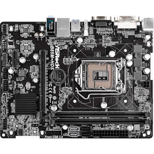 Placa Asrock B85m-Hds R2.0 Intel1150 2ddr3 Hdmi Sata3 Usb3.0 | Quonty.com | 90-MXGX90-A0UAYZ