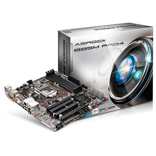 Placa Asrock B85m Pro4 Intel1150 4ddr3 Hdmi Pcx3.0 Sata3 | Quonty.com | 90-MXGQ20-A0UAYZ