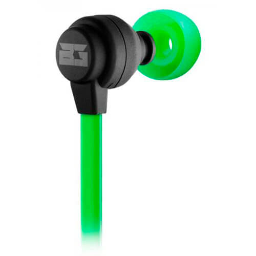 Auriculares C/Microfono B-Move Xonar Ie Negro/Verde | Quonty.com | BG-AUD09