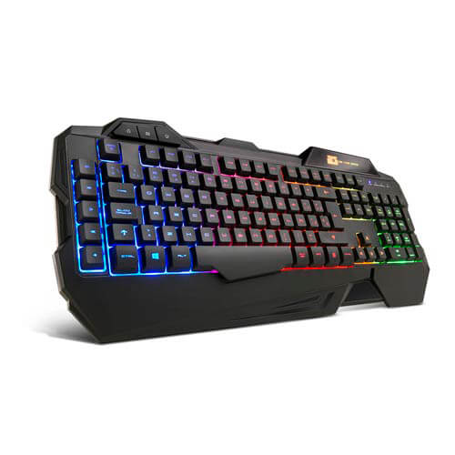 Teclado B-Move R-Force Gaming Usb Negro Retroiluminado | Quonty.com | BG-TC05