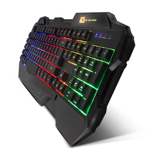 Teclado B-Move R-Force Gaming Usb Negro Retroiluminado | Quonty.com | BG-TC05
