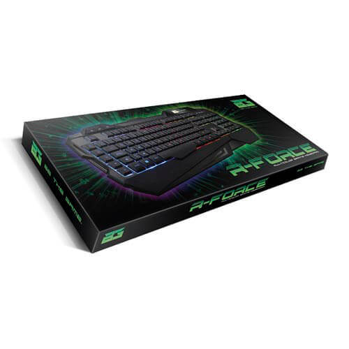 Teclado B-Move R-Force Gaming Usb Negro Retroiluminado | Quonty.com | BG-TC05