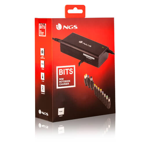 Cargador Manual Ngs Bits 90w - 11 Puntas | Quonty.com | BITS