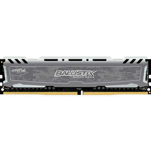 Crucial Ddr4 8gb 2400mhz Ballistix Lt Grey | Quonty.com | BLS8G4D240FSB