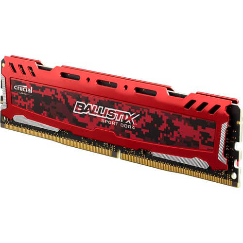 Crucial Ddr4 16gb 2400mhz Ballistix Lt Red | Quonty.com | BLS16G4D240FSE