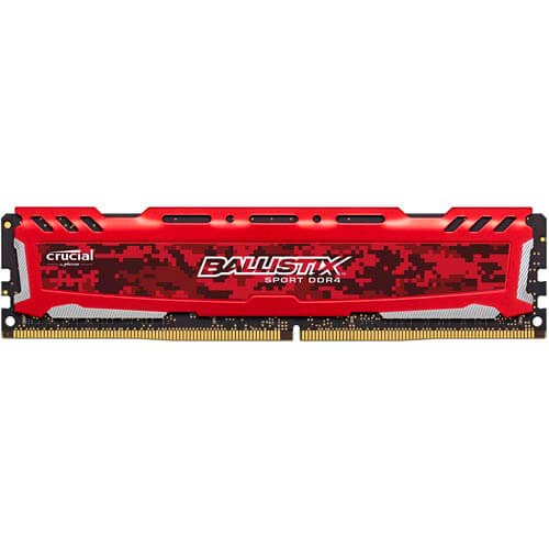 Crucial Ddr4 16gb 2400mhz Ballistix Lt Red | Quonty.com | BLS16G4D240FSE