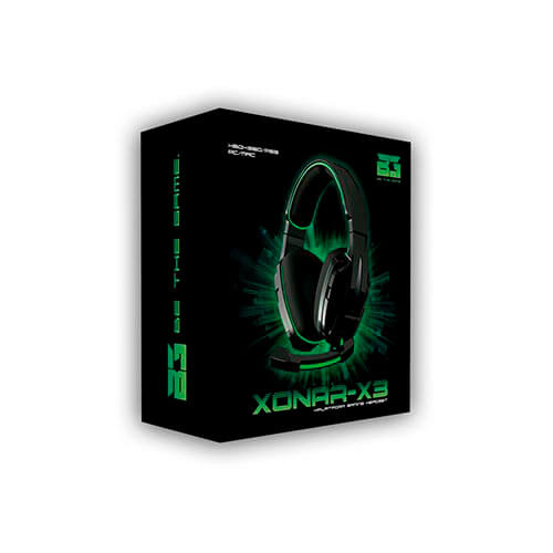 Auriculares C/Microfono B-Move Xonar-X3 Gaming Usb/Rca Negro | Quonty.com | BM-AUD06