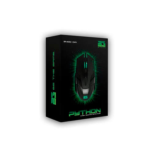 Raton B-Move Python Gaming Optico 800-2400dpi Usb Led | Quonty.com | BM-MOD07