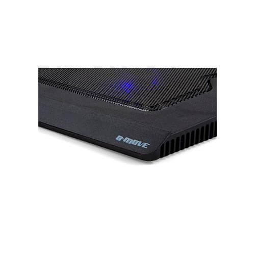 Soporte/Refrigerador Portatil 17'' B-Move Twist Air 2usb | Quonty.com | BM-NBA03