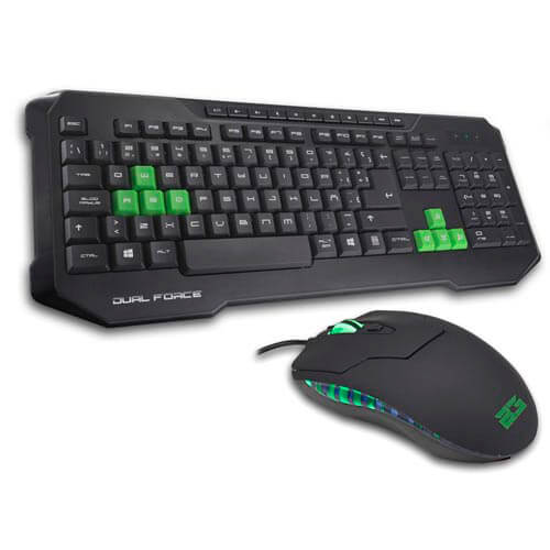 Combo Teclado/Raton B-Move Dual Force Multimedia Usb | Quonty.com | BM-TCK010