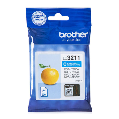 Tinta Brother Lc-3211c Cian 200pag | Quonty.com | LC3211C