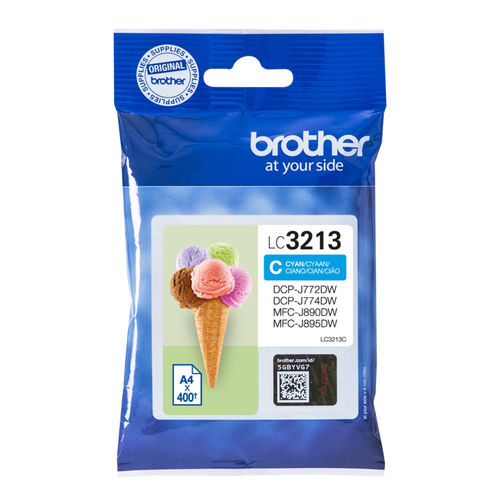 Tinta Brother Lc-3213c Cian 400pag | Quonty.com | LC3213C