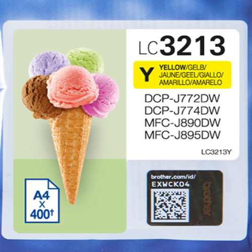Tinta Brother Lc-3213y Amarillo 400pag | Quonty.com | LC3213Y