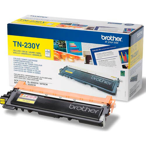 Toner Brother Tn230y Amarillo 1.400pag | Quonty.com | TN230Y