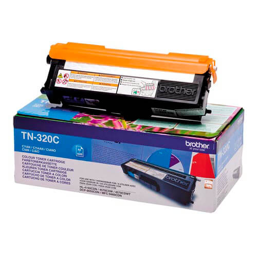 Toner Brother Tn320c Cyan 1.500pag | Quonty.com | TN320C
