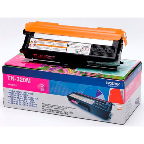 Toner Brother Tn320m Magenta 1.500pag | Quonty.com | TN320M
