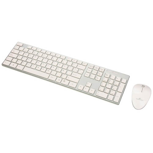 Combo Teclado/Raton Bluestork Bs-Pack-Easy-Ii/Sp Usb Blanco | Quonty.com | BS-PACK-EASY/SP