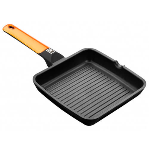 Asador Grill Efficient Orange Rayas Bra A281428 28x28cm | Quonty.com | A281428