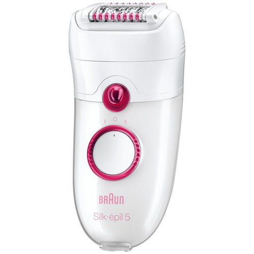Depiladora Braun Silk-Epil 5 Young Beauty Rosa/Blanco | Quonty.com | 5185